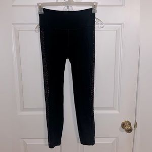 LULULEMON BLACK AND PINK LEGGINGS